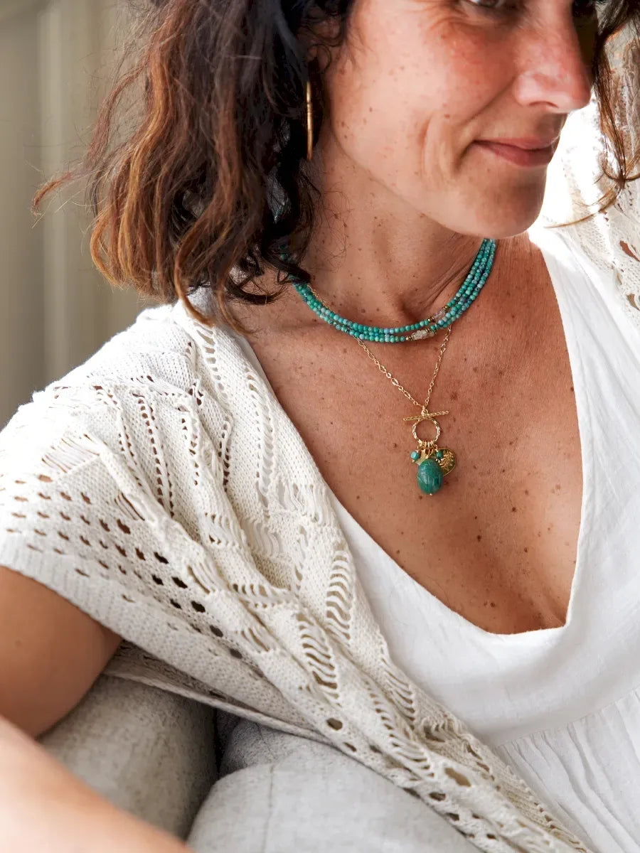 collier chrysocolle