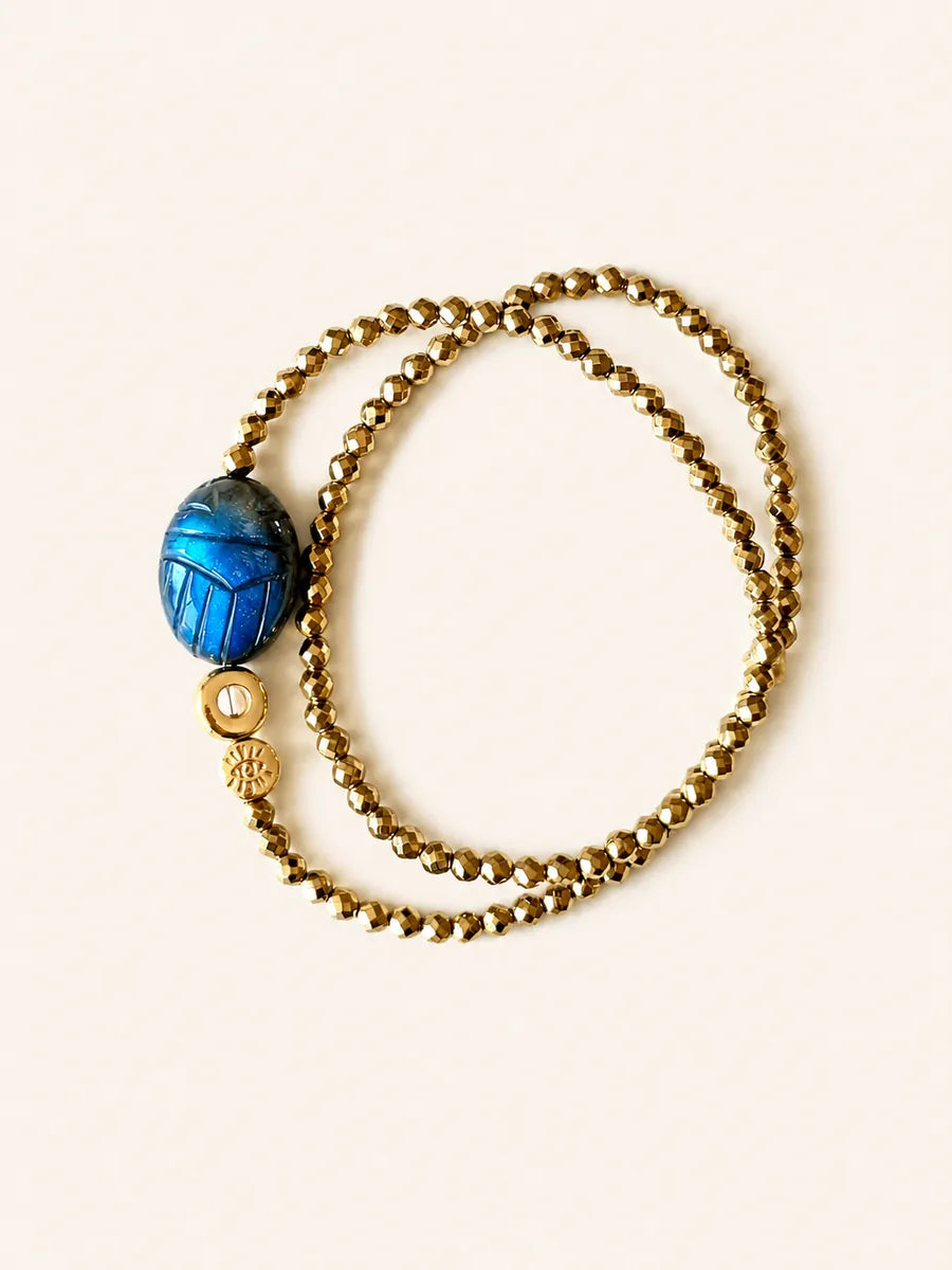 Bracelet en labradorite - Paulette Quincaillerie