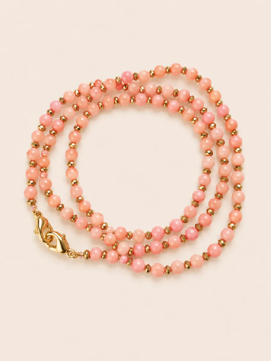 Sautoir en corail - Paulette Quincaillerie
