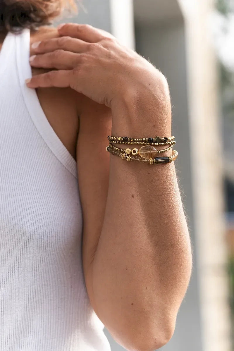 Bracelet en œil de tigre, vue 3 - Paulette Quincaillerie
