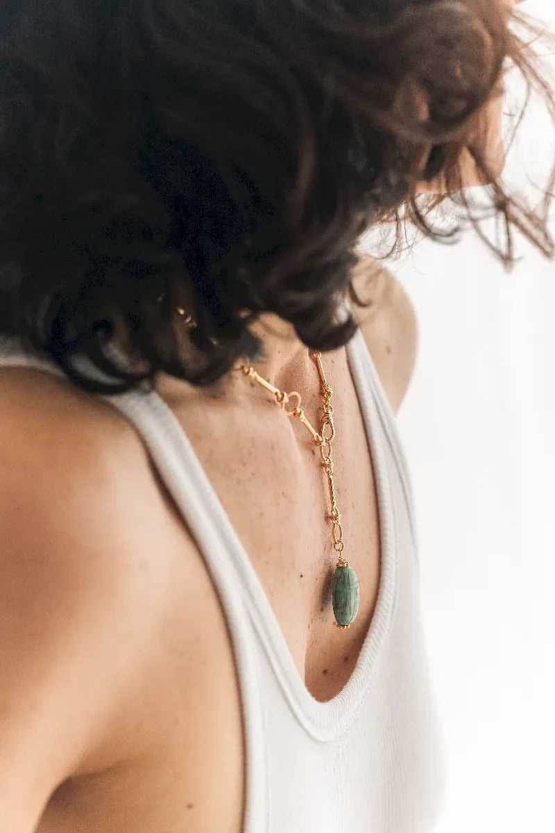 Collier en émeraude - Paulette Quincaillerie