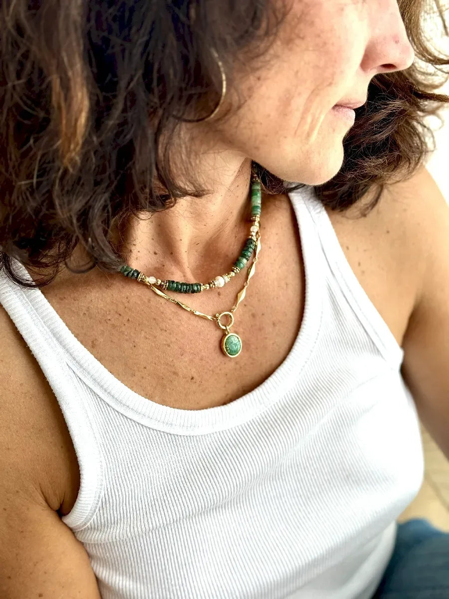COLLIER EMERAUDE IMANI