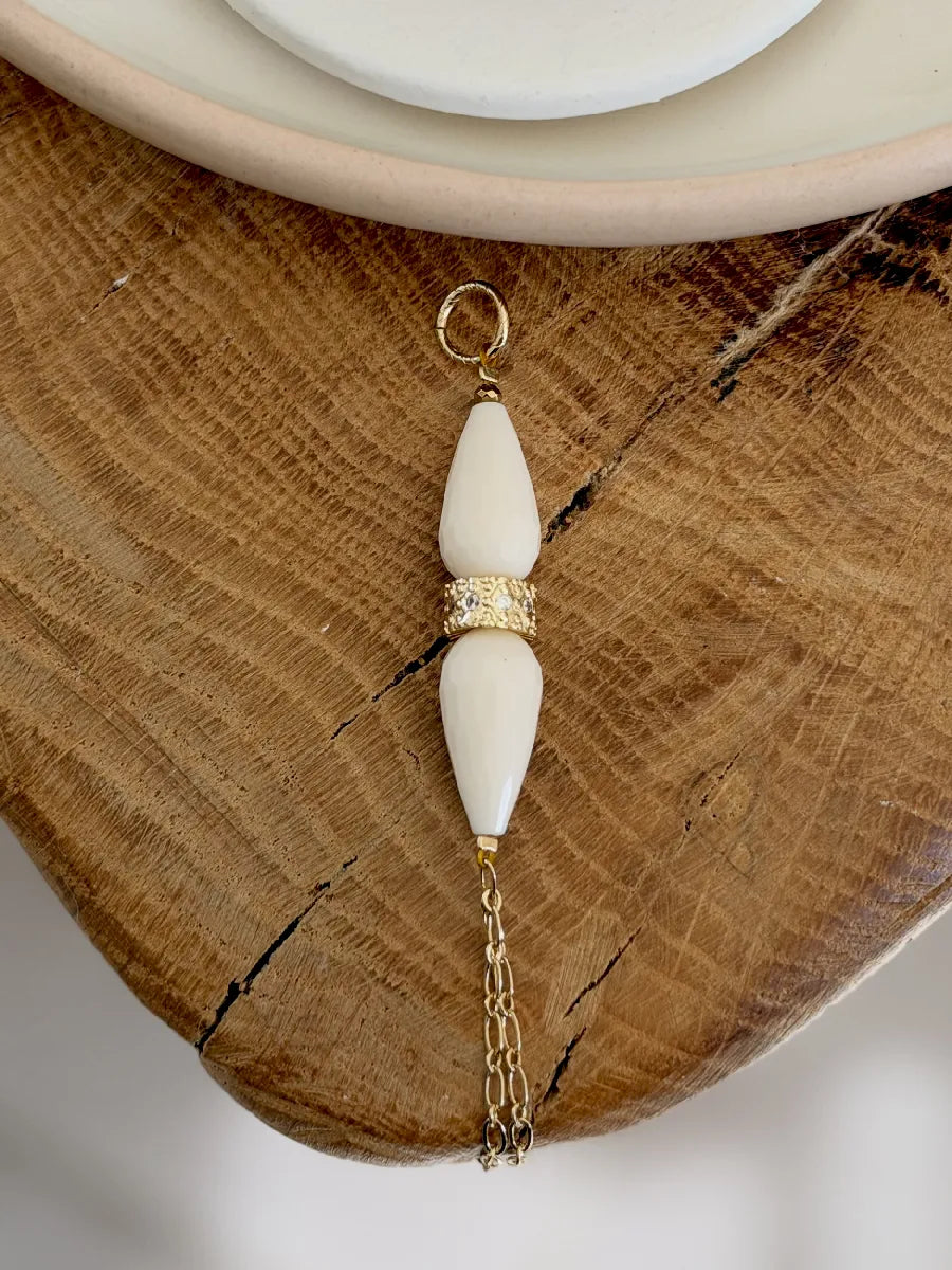 PENDENTIF BOIS FOSSILE SULTANE