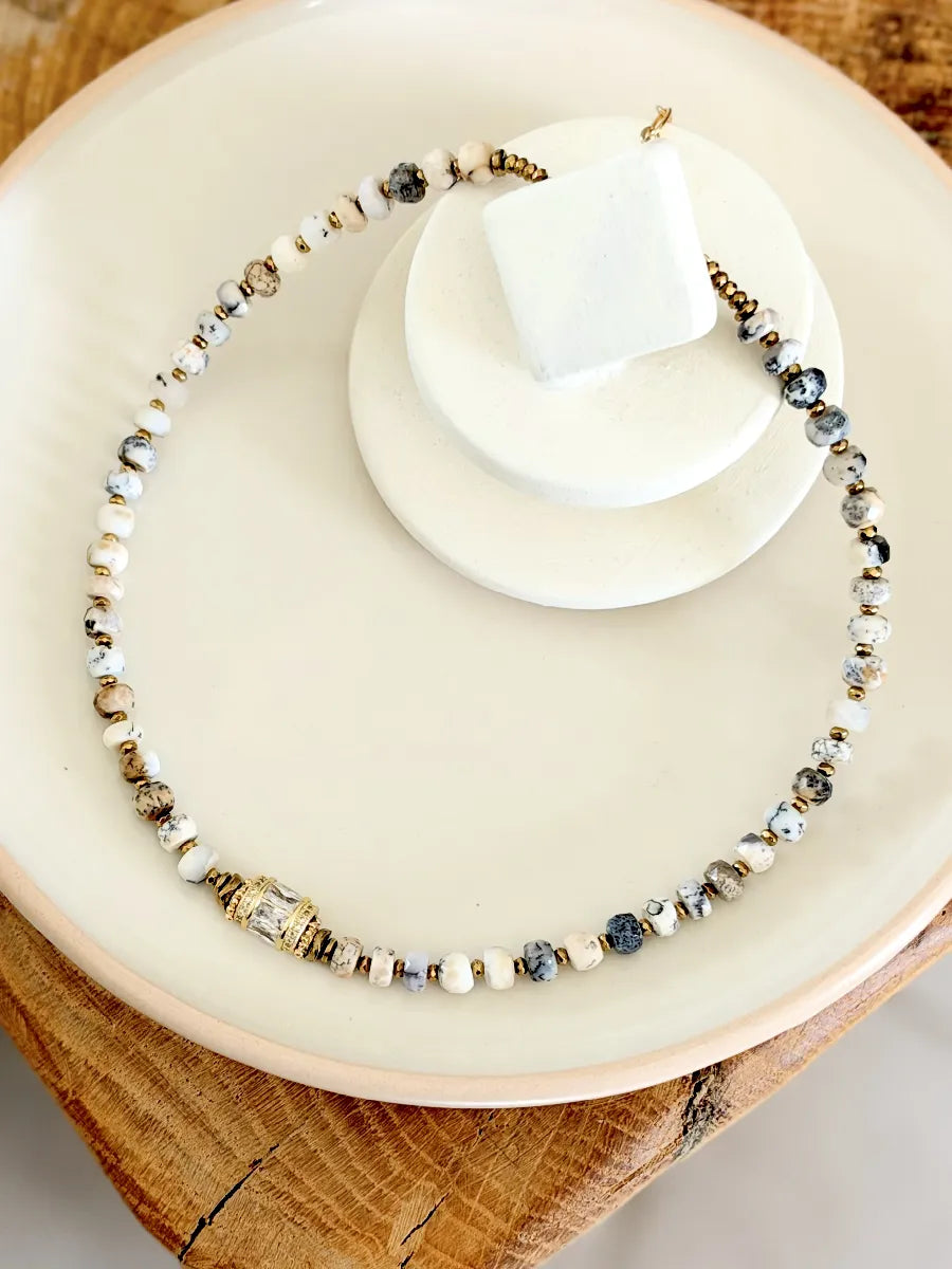 COLLIER OPALE DENDRITIQUE EDEN