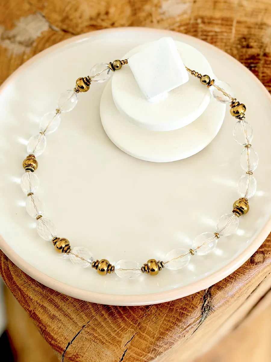 COLLIER CRISTAL DE ROCHE HORTENSE