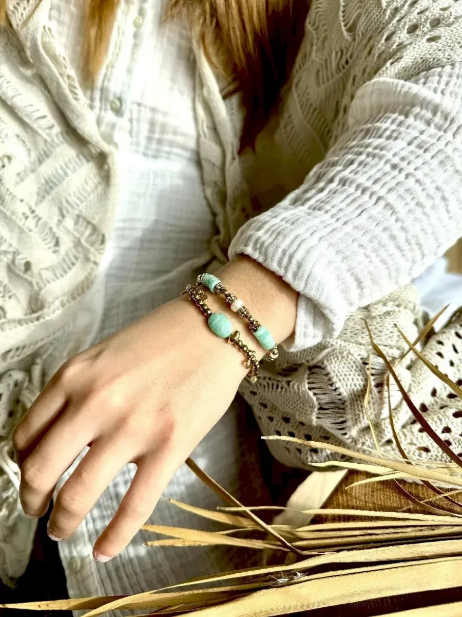 bracelet amazonite