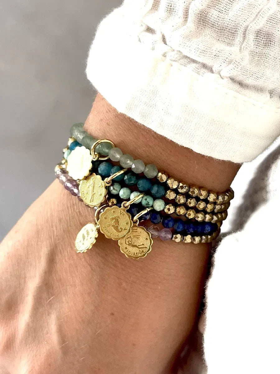 Bracelet en lapis-lazuli - Paulette Quincaillerie