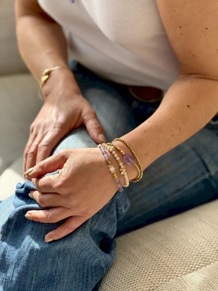 Bracelet en améthyste, vue 5 - Paulette Quincaillerie