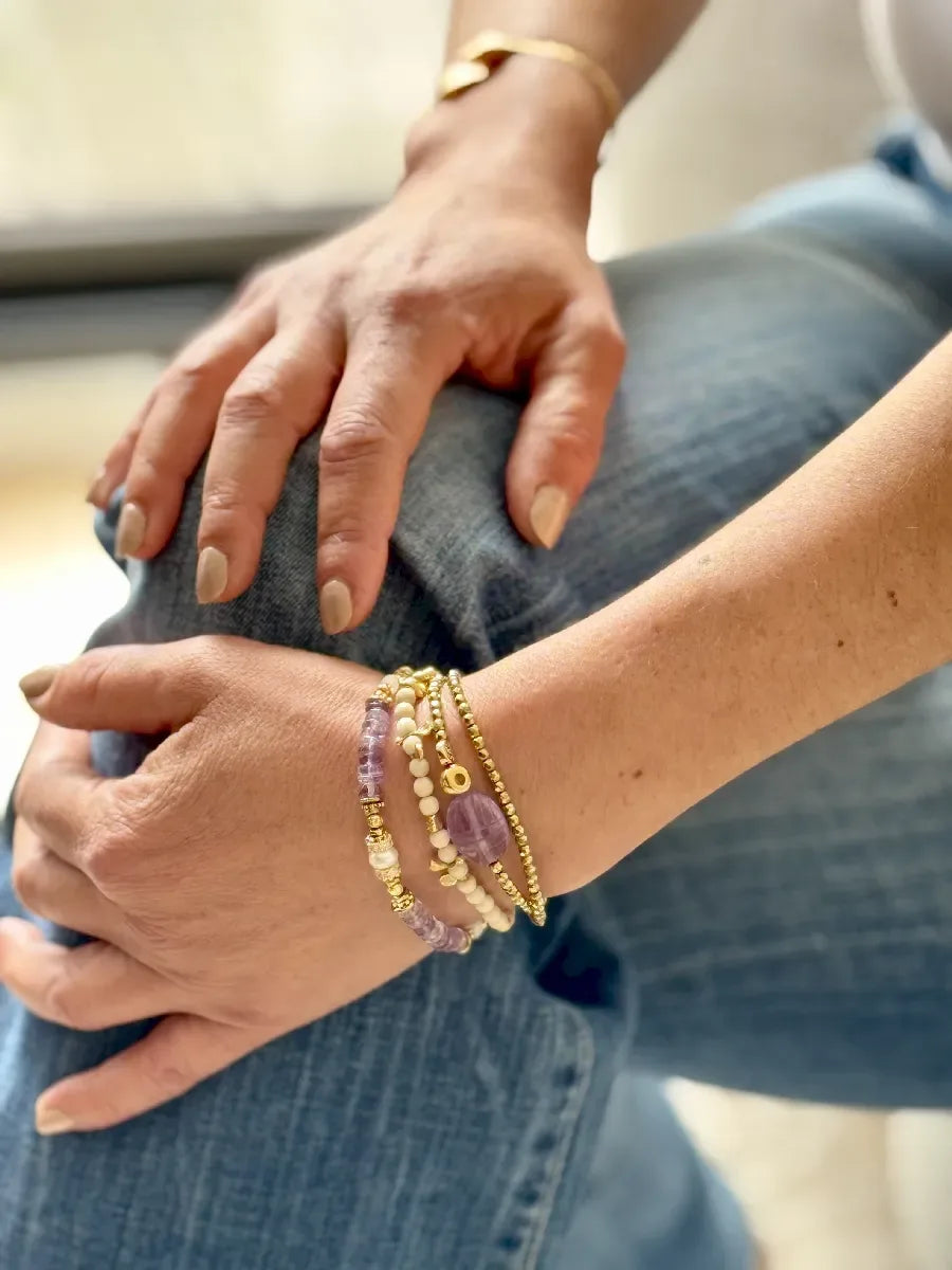 Bracelet en améthyste, vue 4 - Paulette Quincaillerie