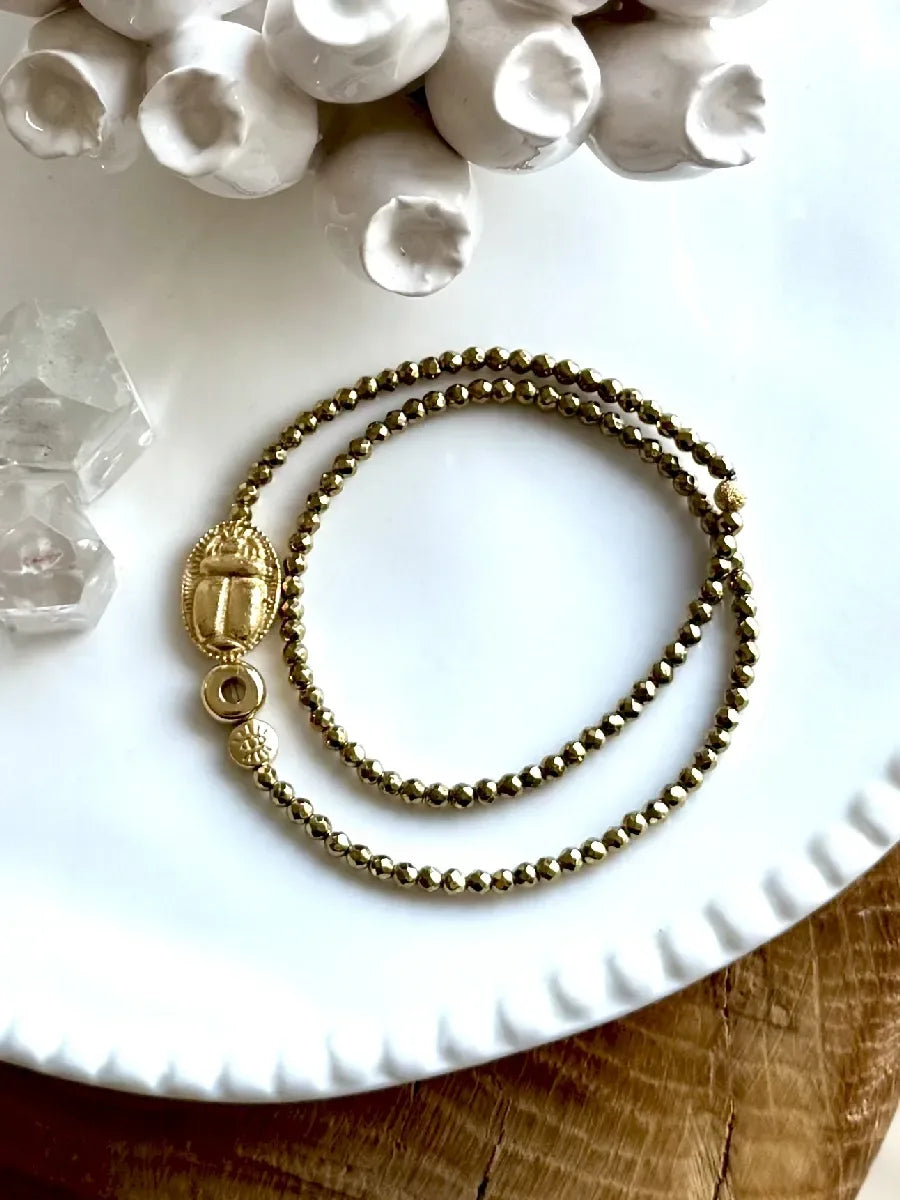 Bracelet en hématite - Paulette Quincaillerie