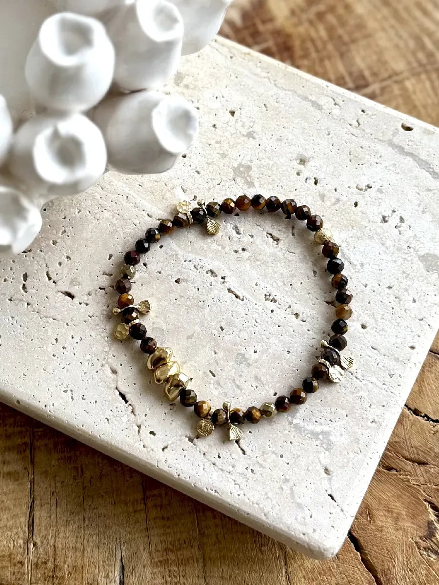 Bracelet en œil de tigre, vue 5 - Paulette Quincaillerie