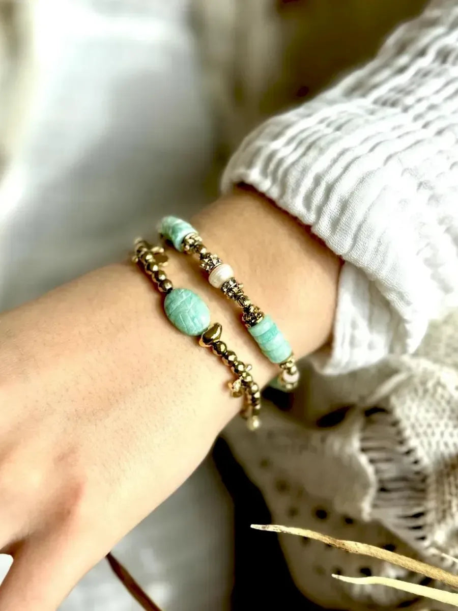 bracelet amazonite