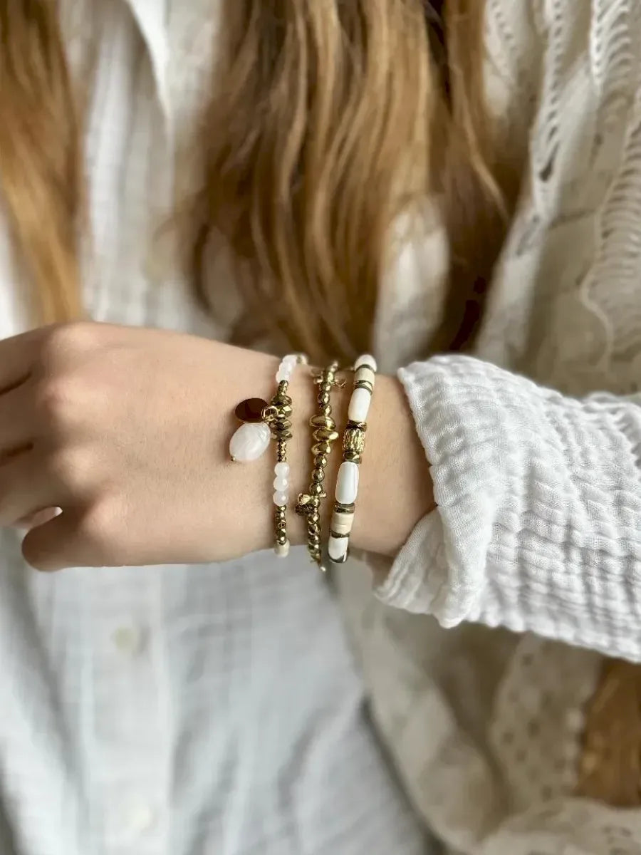 bracelet en pierres naturelles pierre de lune féminin sacré