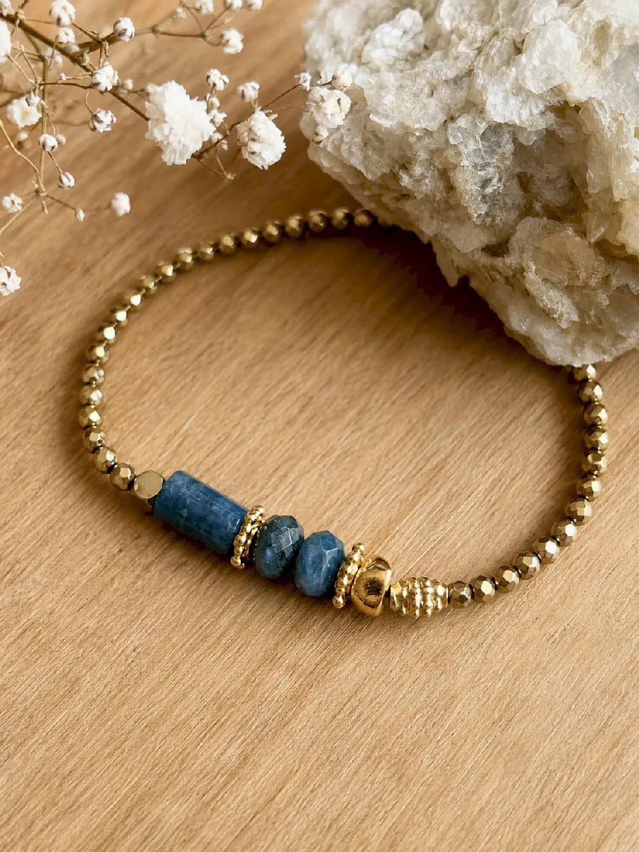 Bracelet en apatite, vue 5 - Paulette Quincaillerie