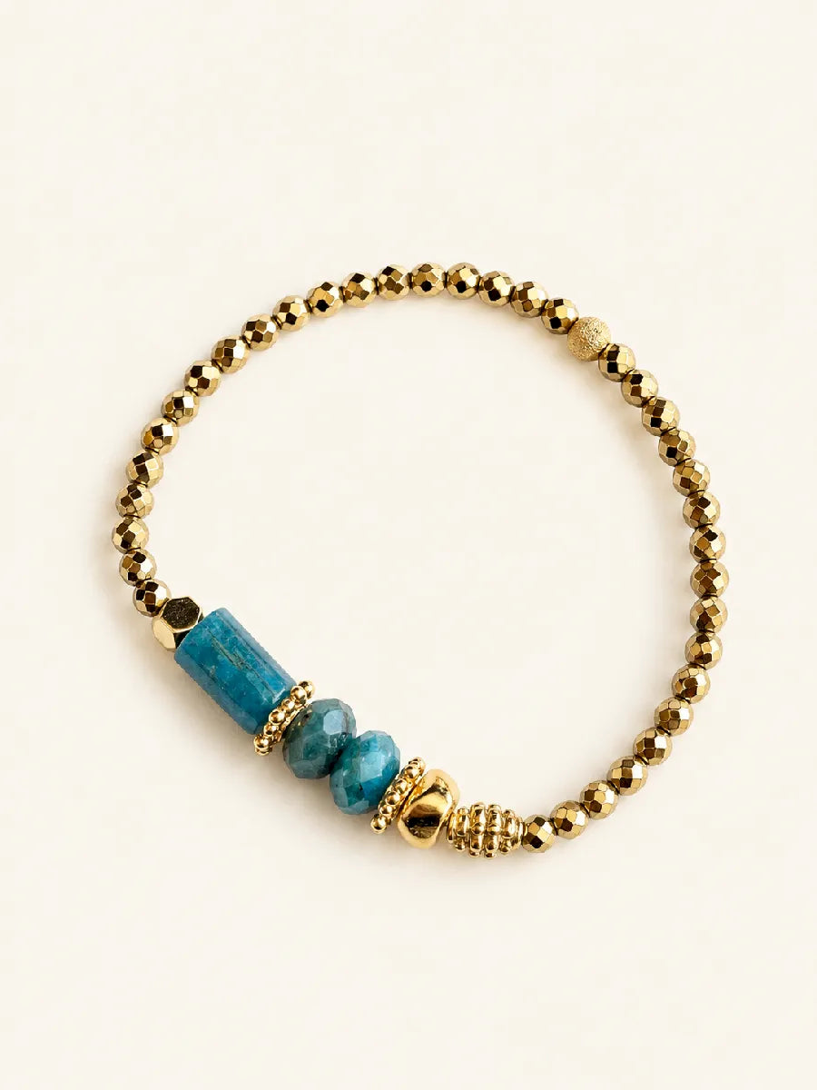 Bracelet en apatite - Paulette Quincaillerie