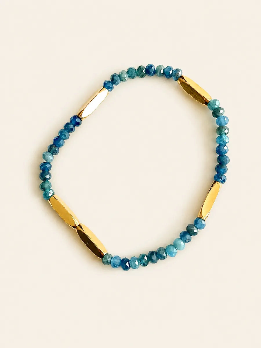 Bracelet en apatite - Paulette Quincaillerie