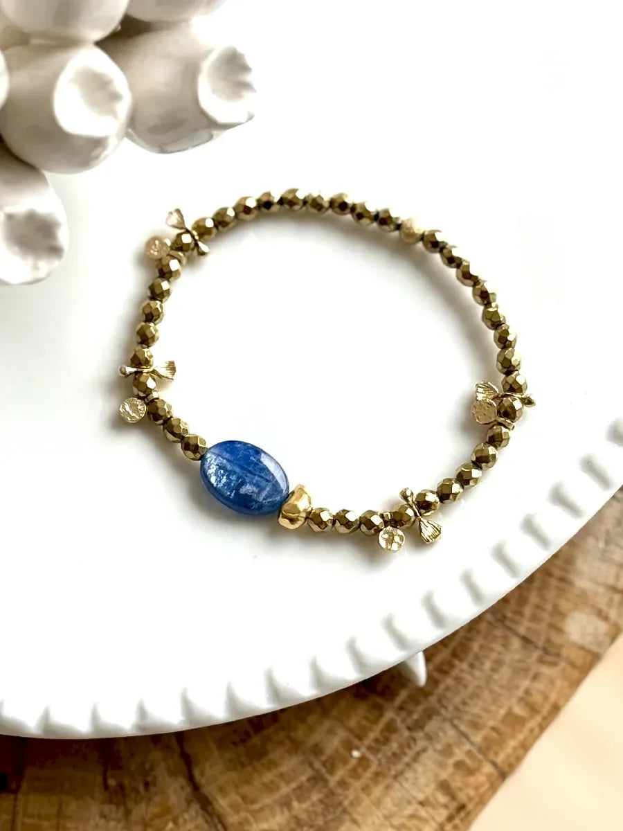 Bracelet en cyanite - Paulette Quincaillerie