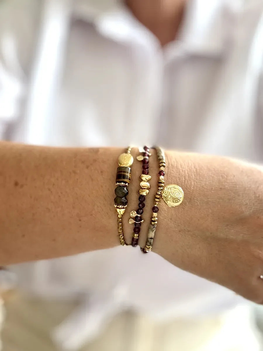Bracelet en œil de tigre, vue 4 - Paulette Quincaillerie