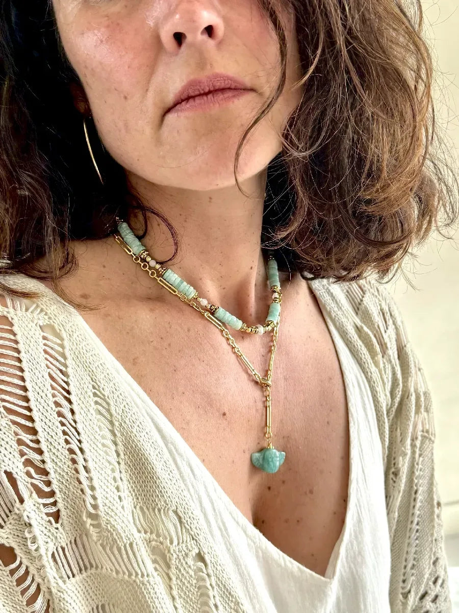 collier amazonite
