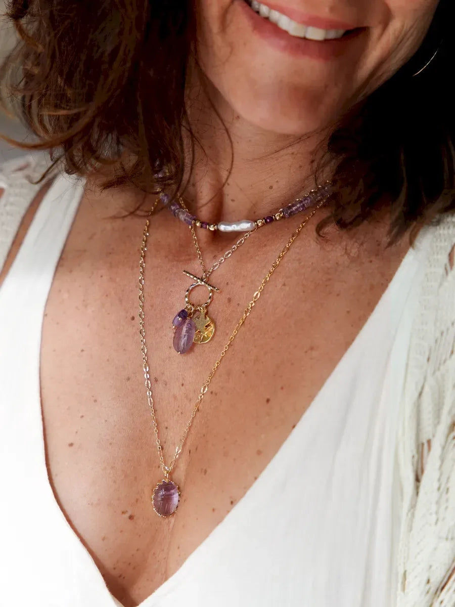 collier amethyste