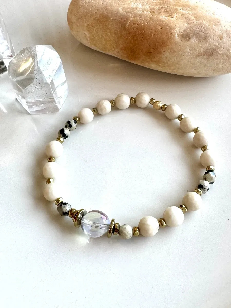 Bracelet en bois fossile - Paulette Quincaillerie