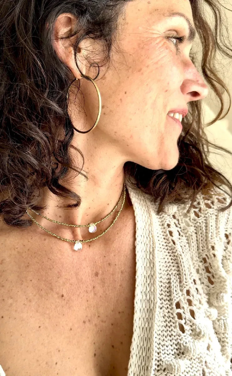 collier cristal de roche
