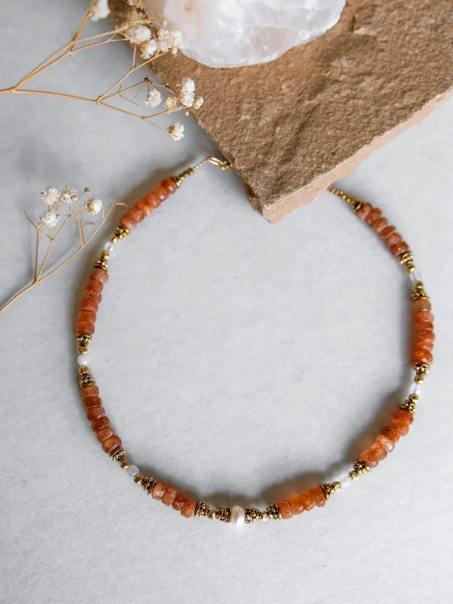 collier pierre de soleil