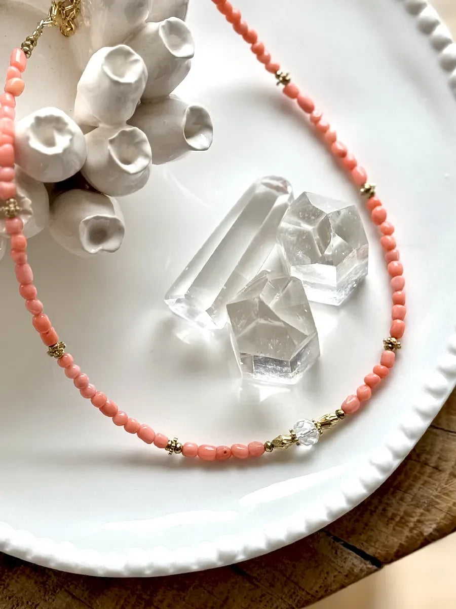 Collier en corail - Paulette Quincaillerie