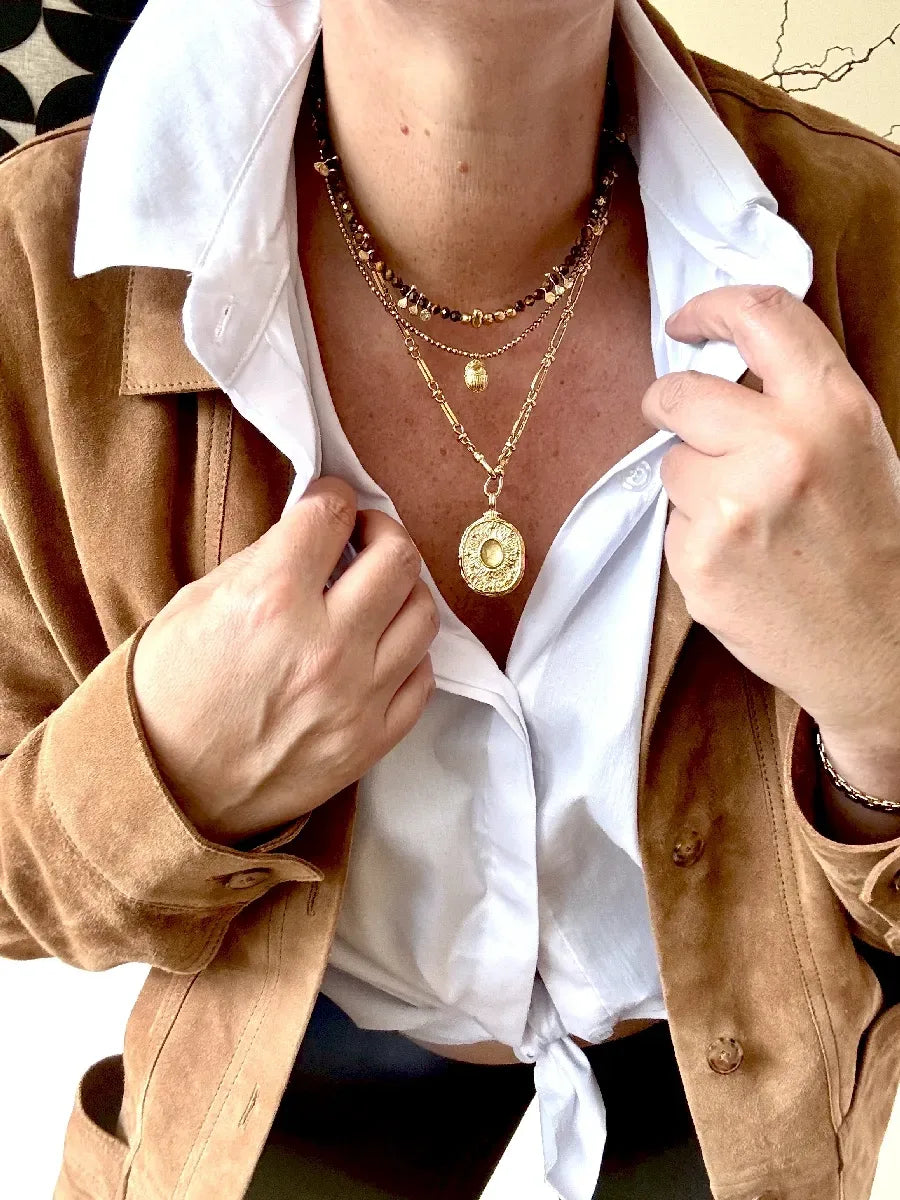 Collier en hématite, vue 6 - Paulette Quincaillerie