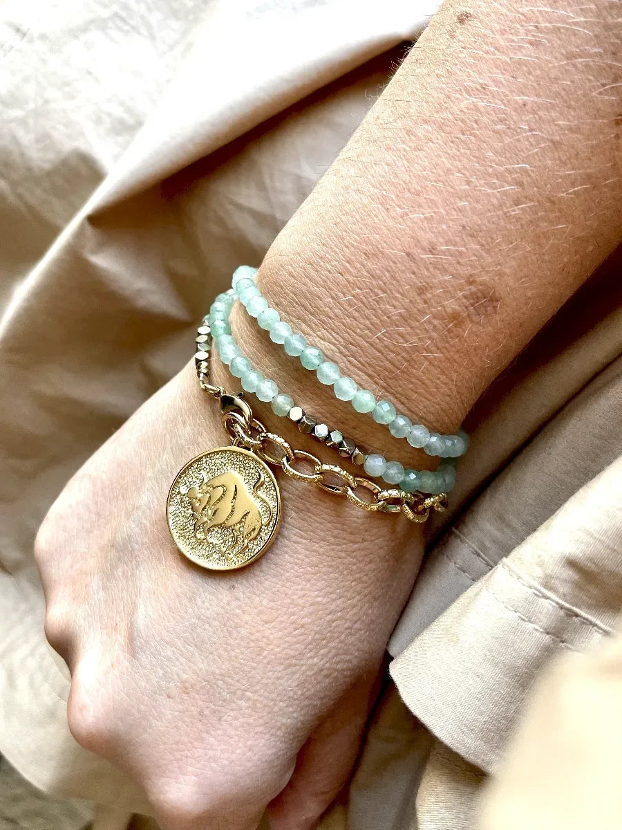 collier taureau aventurine astro