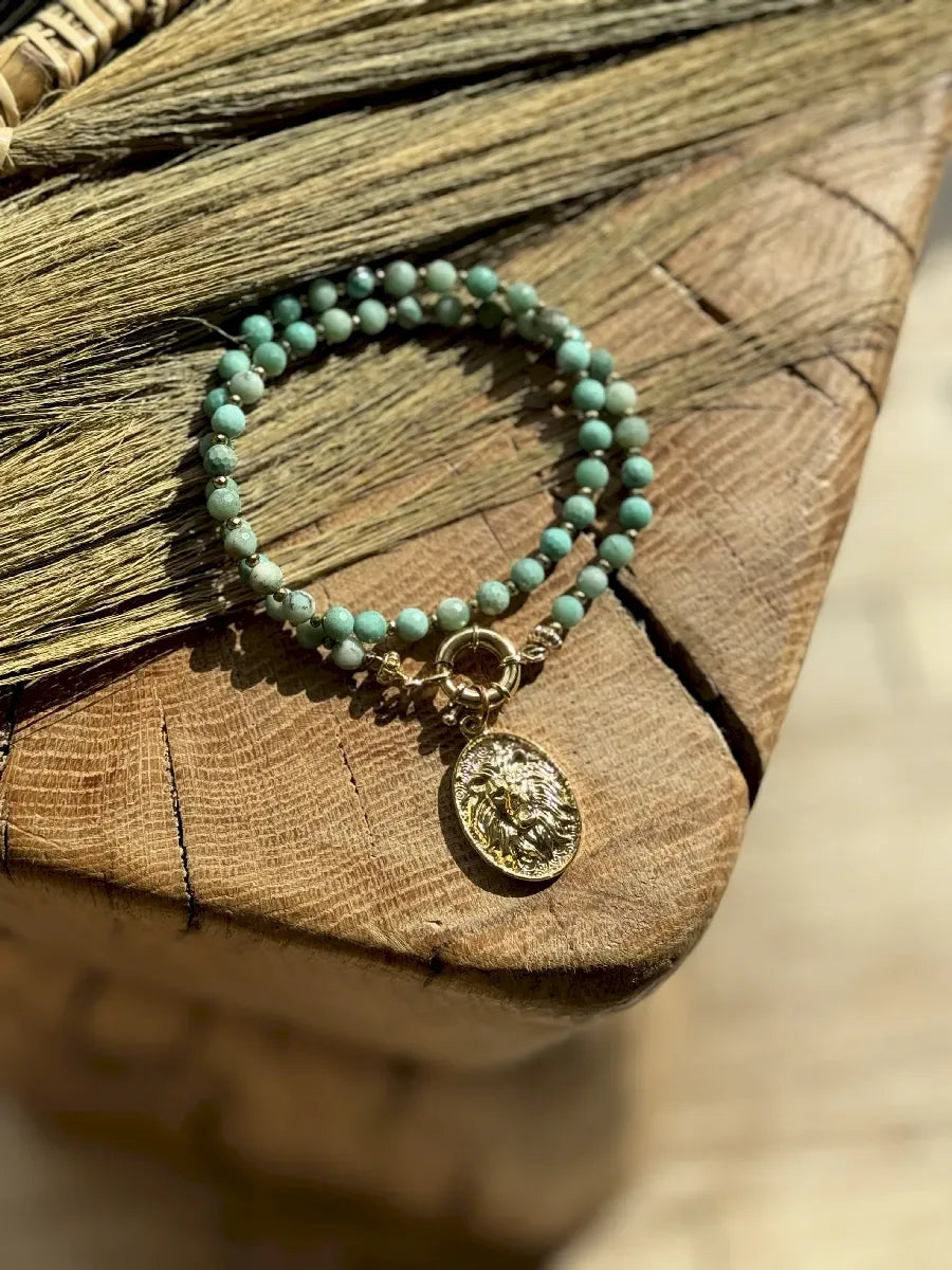 collier saba turquoise