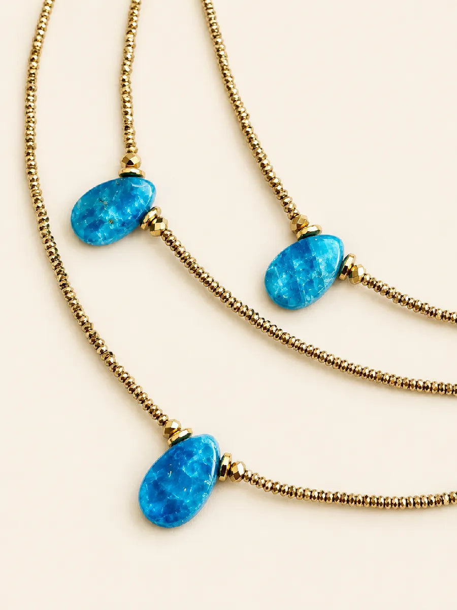Collier en apatite - Paulette Quincaillerie