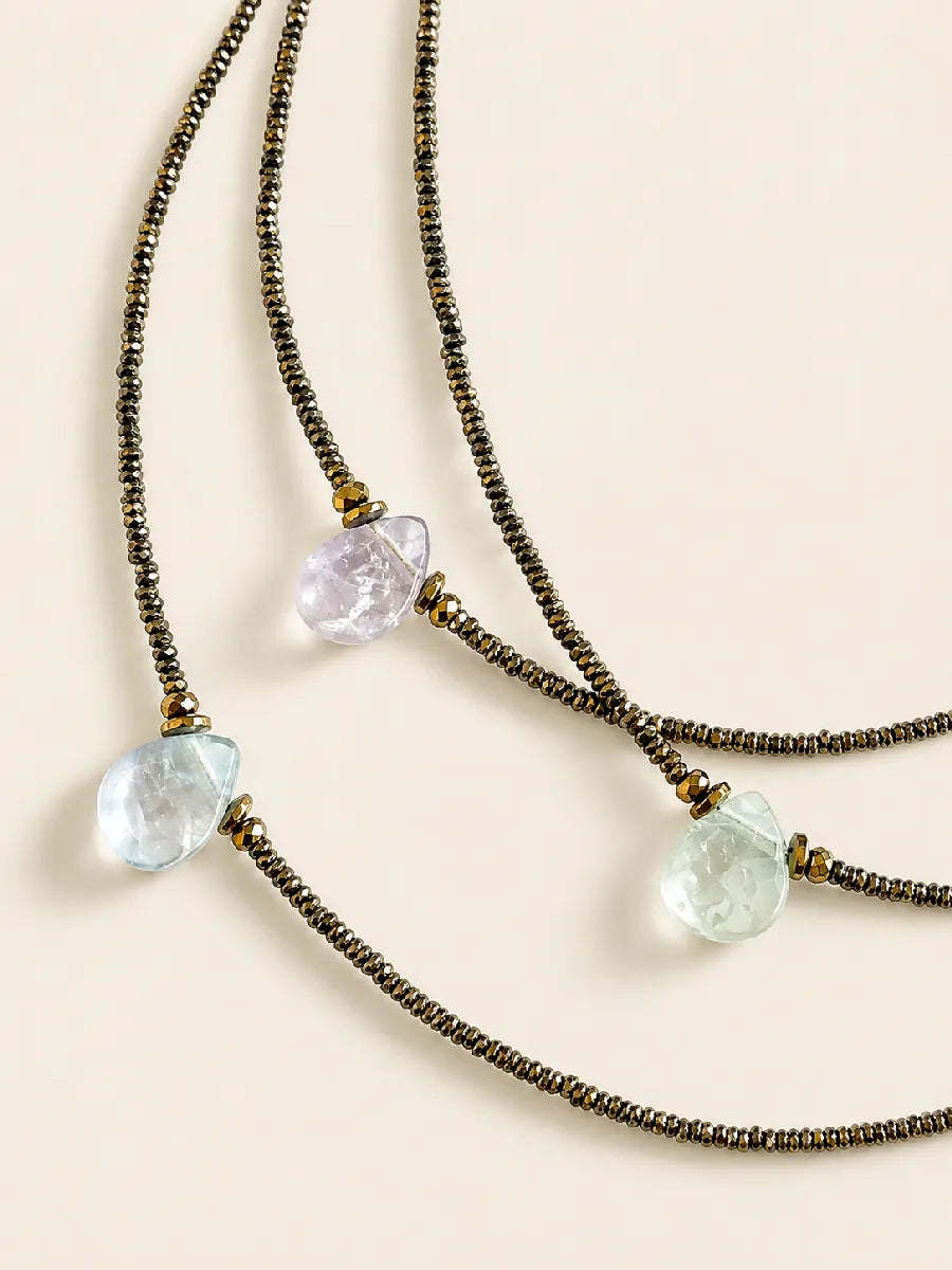 Collier en fluorite - Paulette Quincaillerie