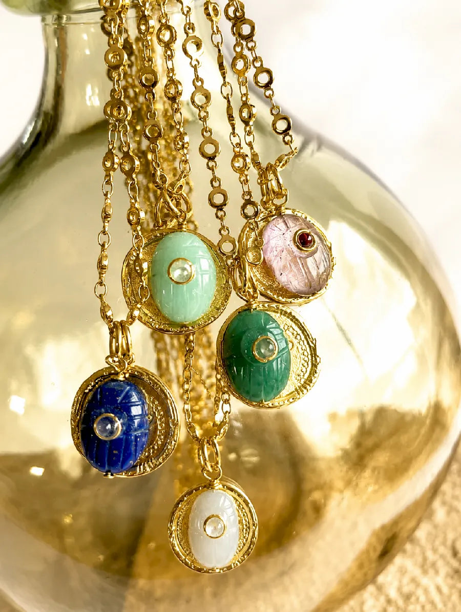 Collier en labradorite - Paulette Quincaillerie