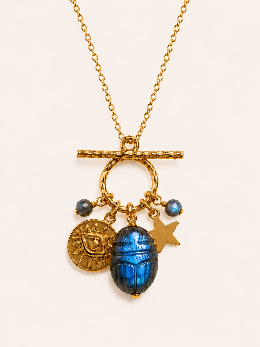 Collier en labradorite - Paulette Quincaillerie