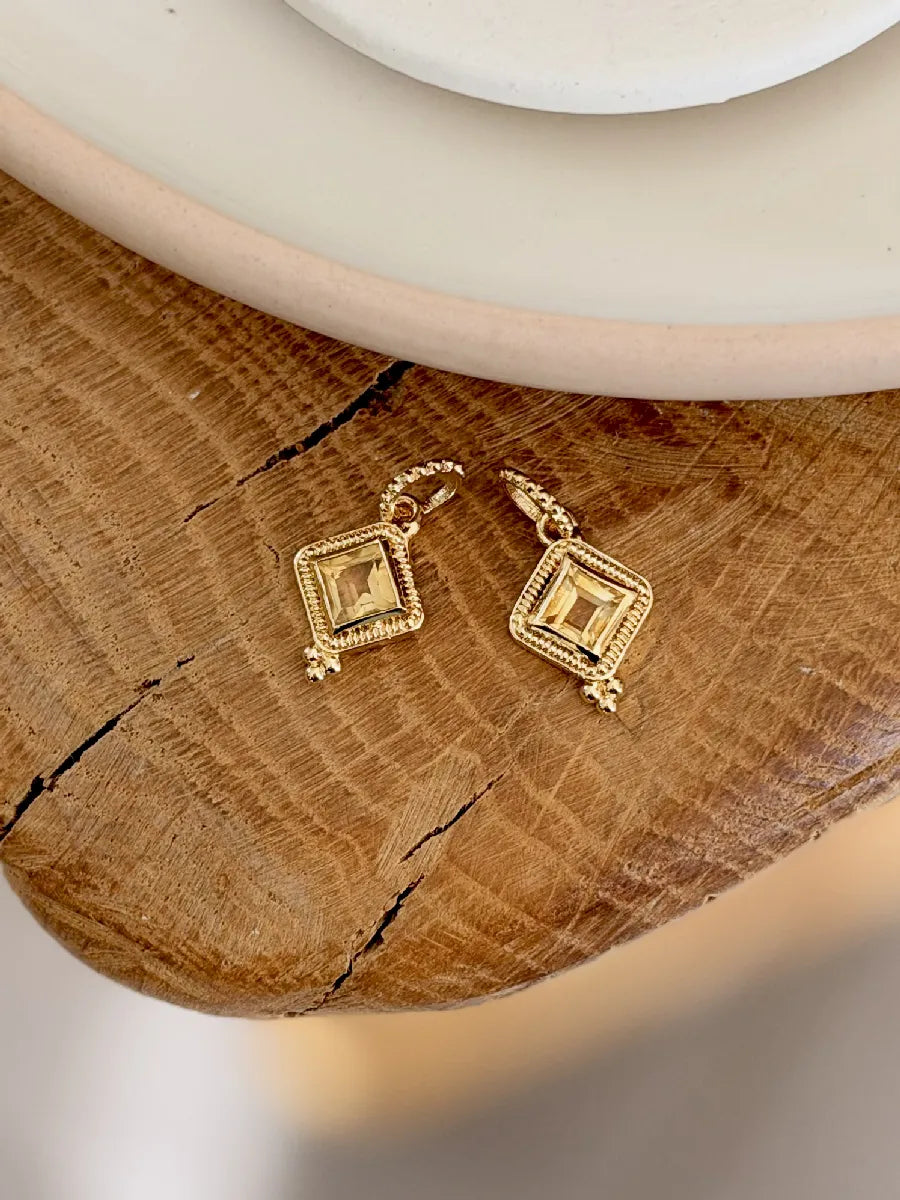 médaillon citrine