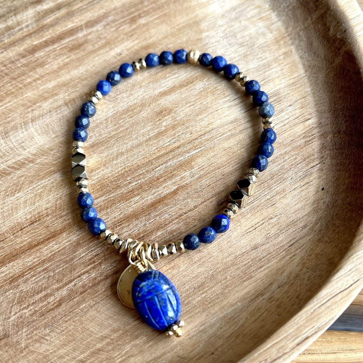 bracelet totem lapis lazuli