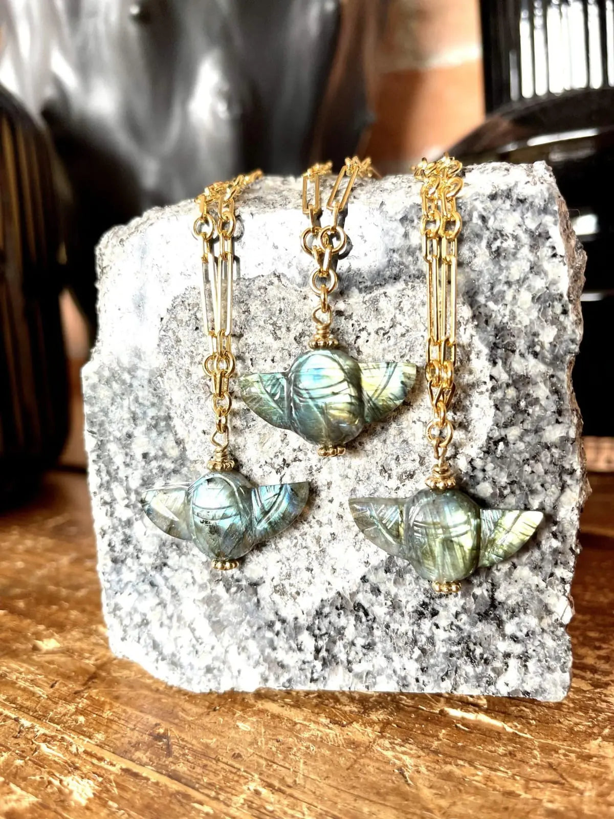 collier raaja labradorite