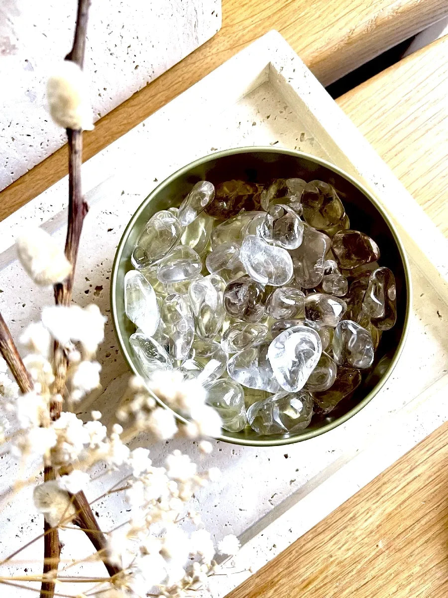 energetic box de cristal de roche pour purifier et recharger vos bijoux en pierre