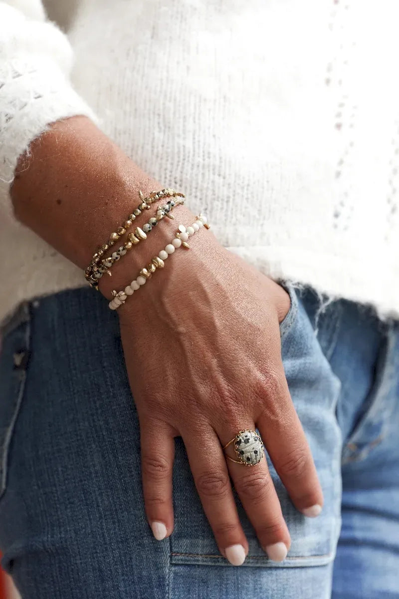 Bracelet en bois fossile - Paulette Quincaillerie