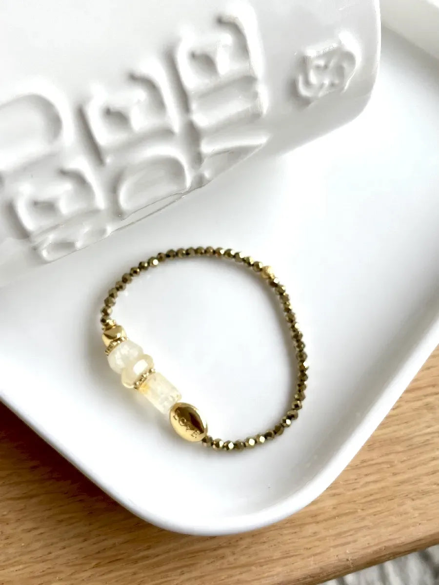 bracelet gaia citrine