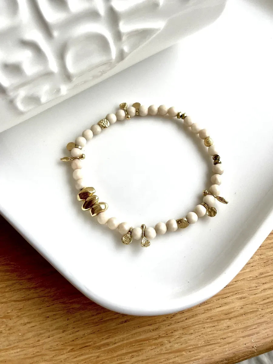 bracelet lucia bois fossile
