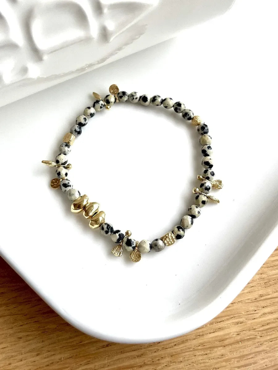 bracelet lucia jaspe dalmatien