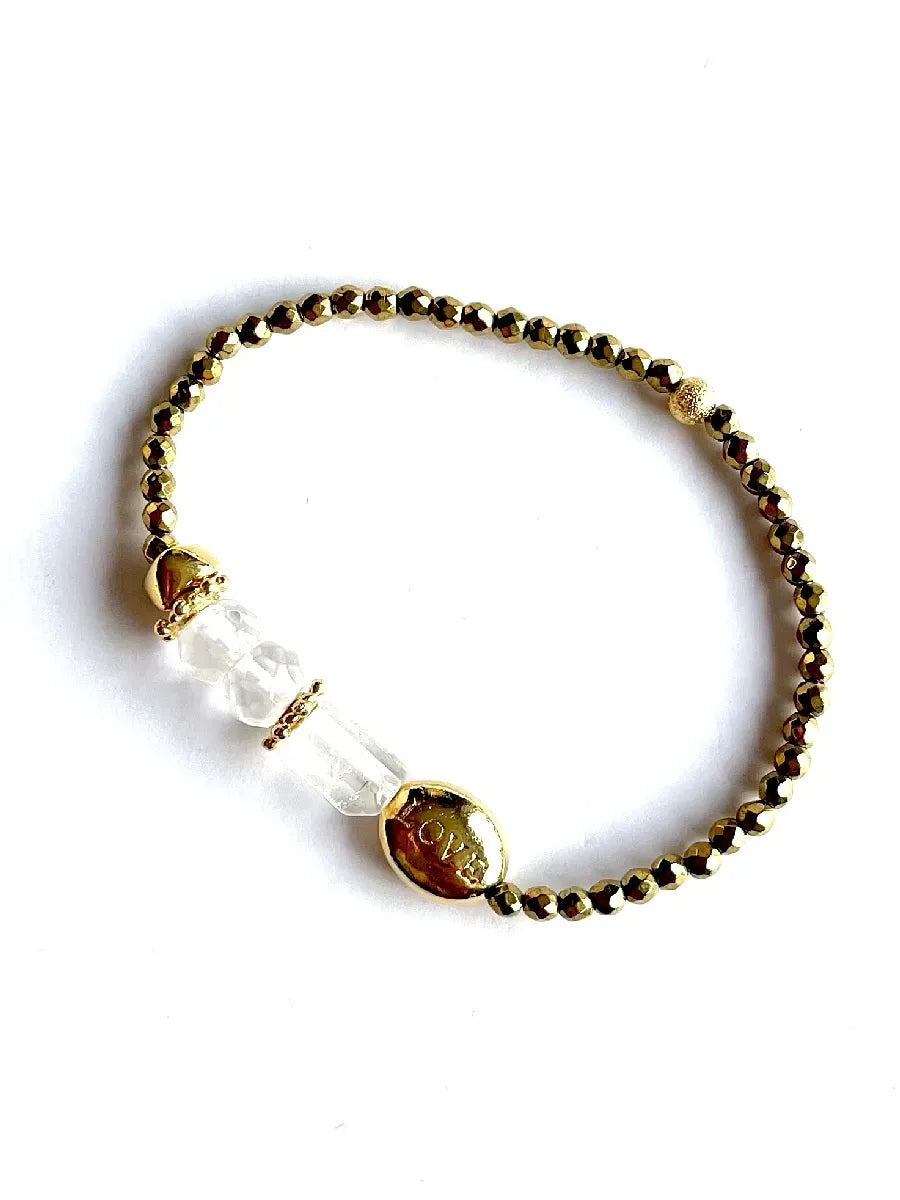 bracelet gaia cristal de roche