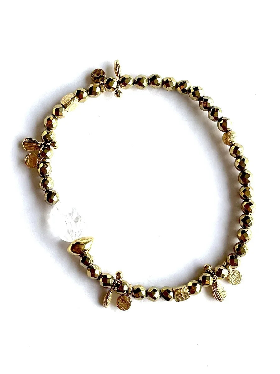 bracelet licha cristal de roche