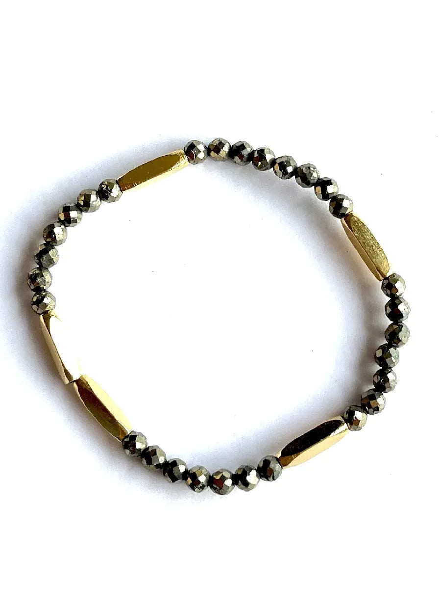bracelet pure pyrite