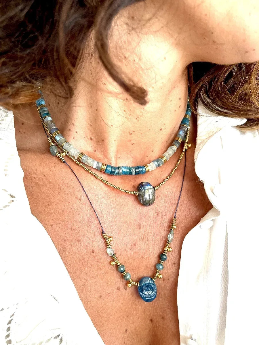 Collier en apatite - Paulette Quincaillerie