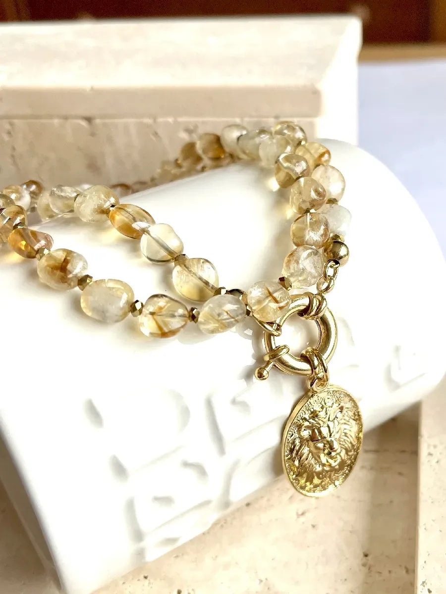 COLLIER SABA CITRINE