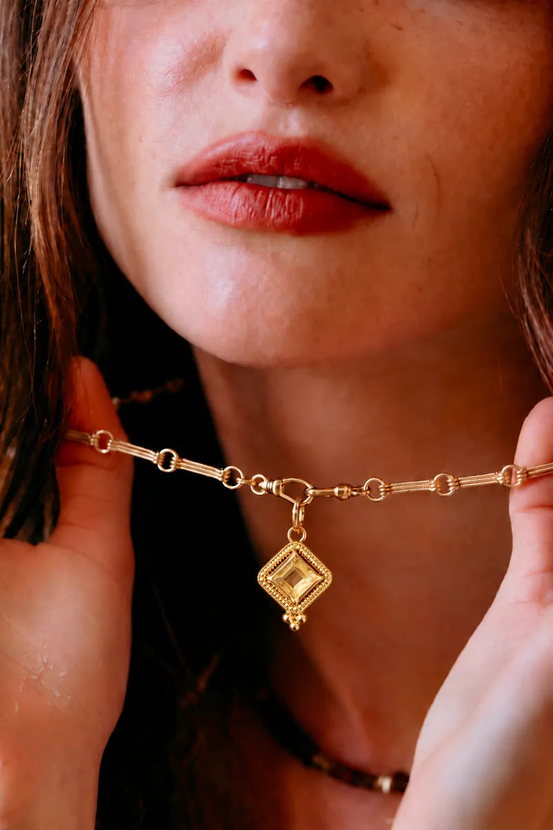 MÉDAILLON DONA CITRINE