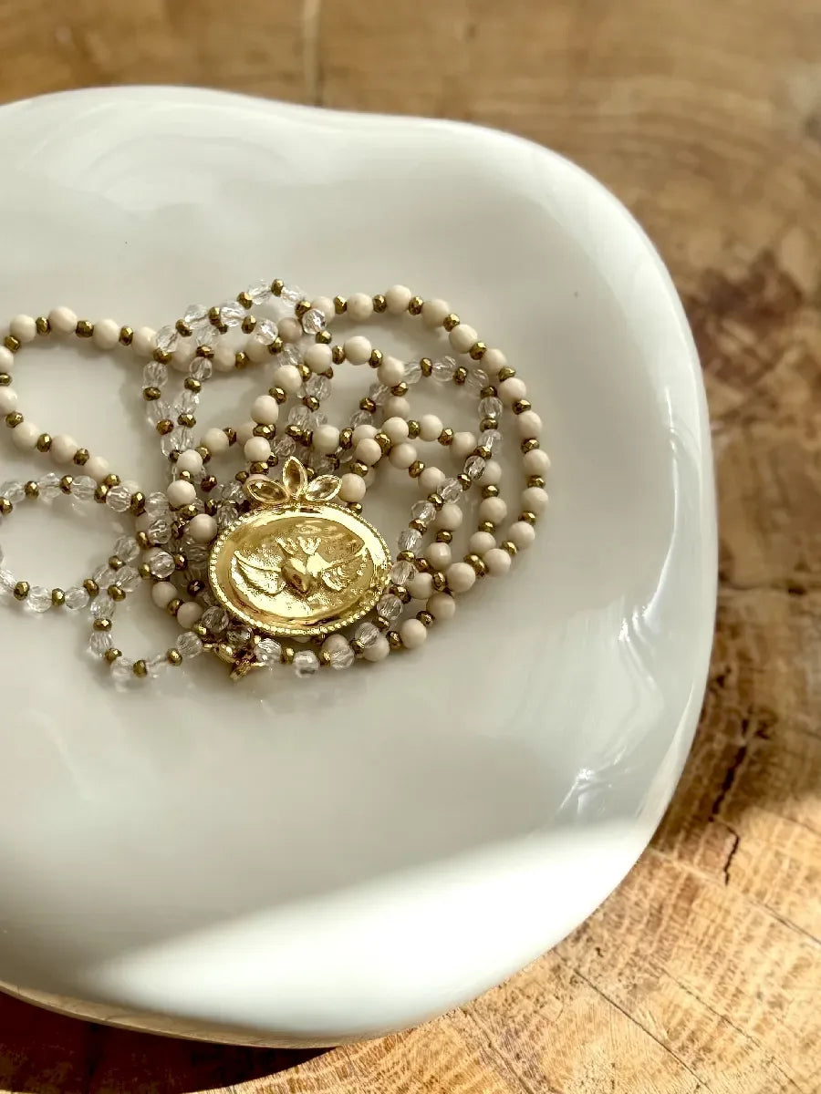 Pendentif en citrine, vue 3 - Paulette Quincaillerie